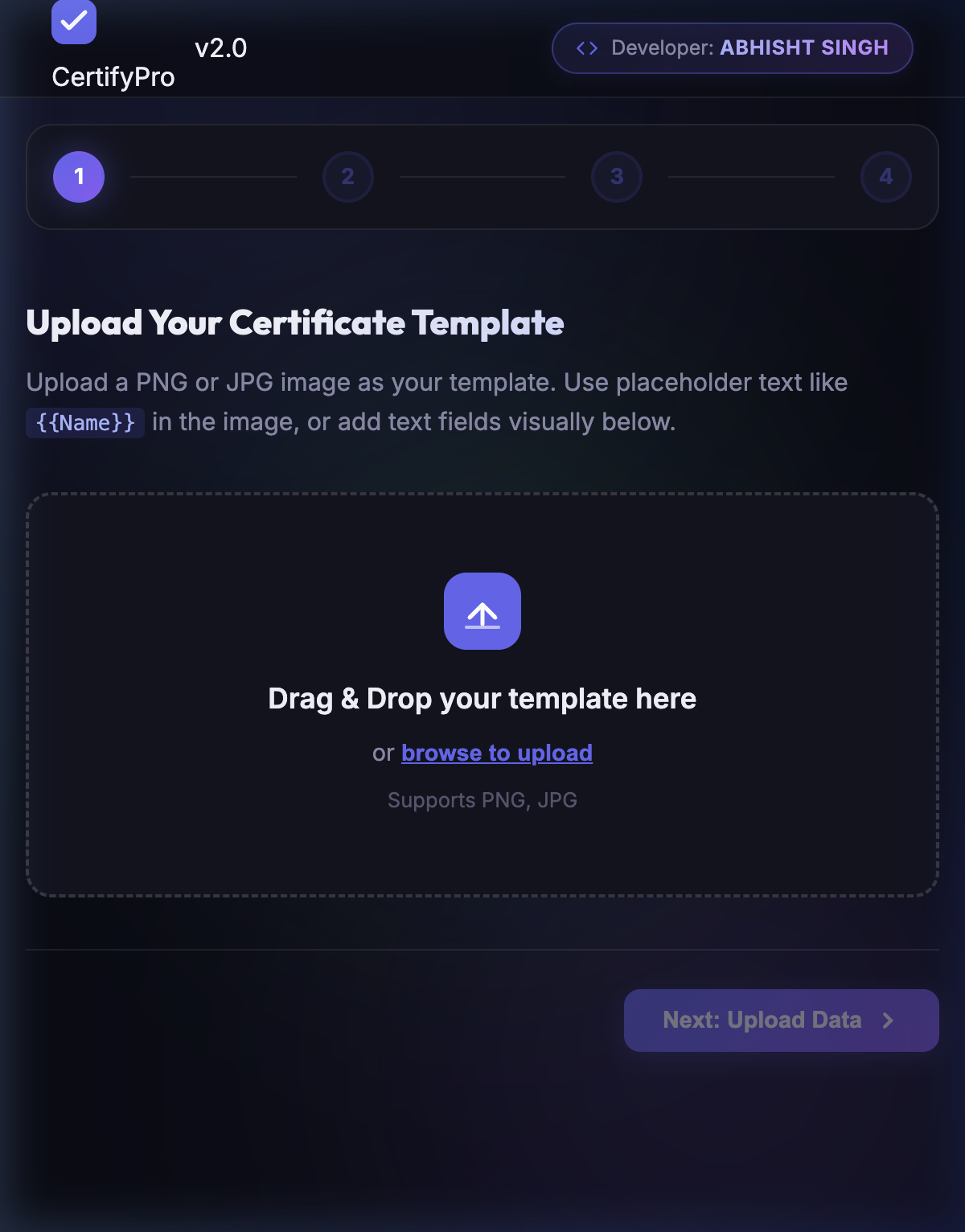 Certificate Generator