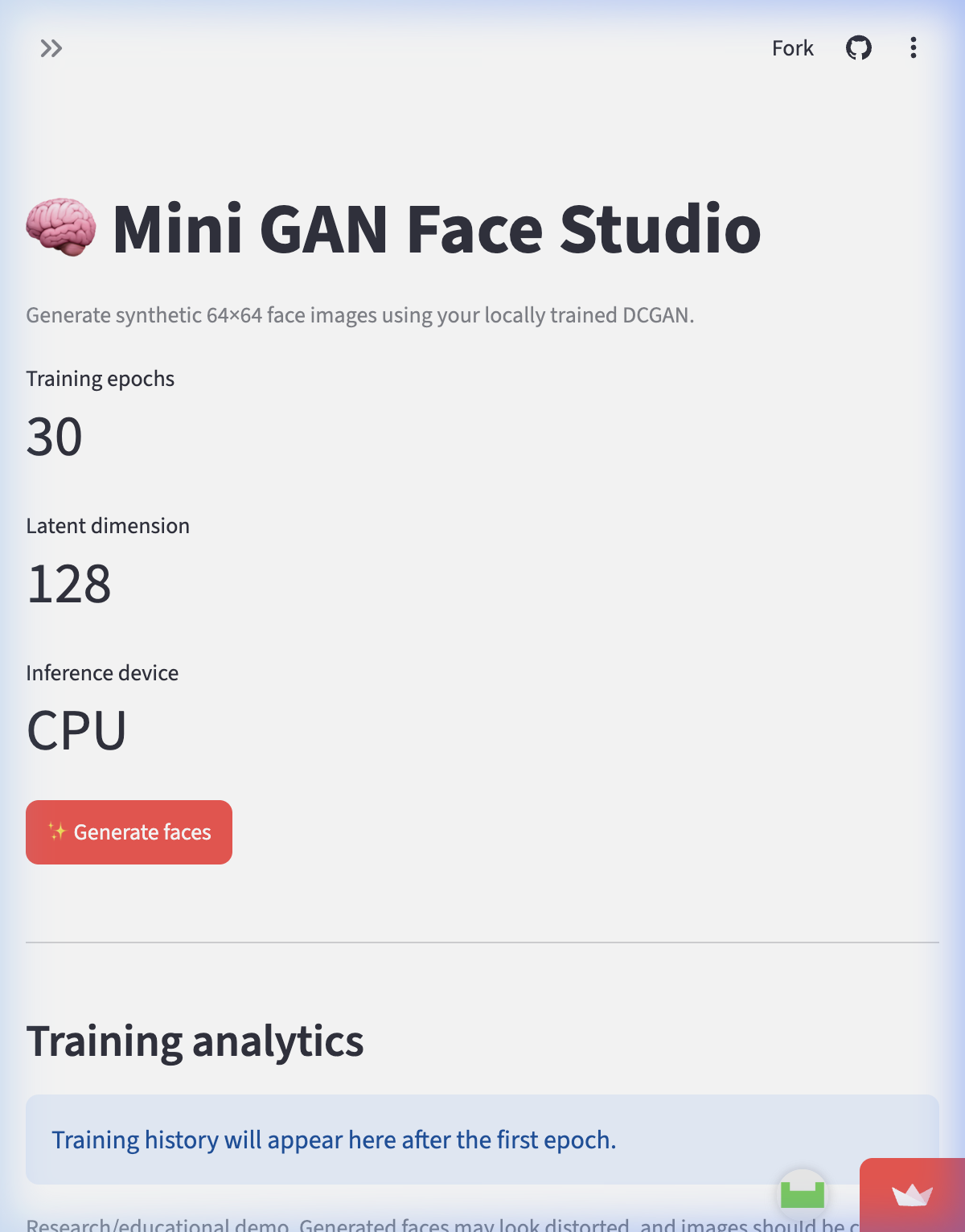 Face Generator (DCGAN)